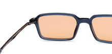 Load image into Gallery viewer, Blue Rectangle Full Rim Unisex Sunglasses by Lenskart-235483