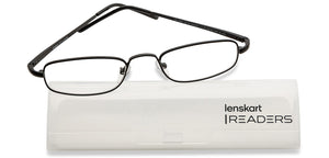 Black Oval Full Rim Unisex Eyeglasses by Lenskart READERS-209204