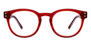 Red Round Full Rim Unisex Eyeglasses by Lenskart STUDIO-218081