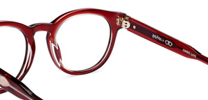 Red Round Full Rim Unisex Eyeglasses by Lenskart STUDIO-218081