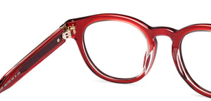 Red Round Full Rim Unisex Eyeglasses by Lenskart STUDIO-218081