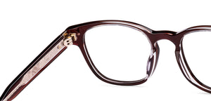 Maroon Wayfarer Full Rim Unisex Eyeglasses by Lenskart STUDIO-218083