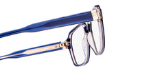 Load image into Gallery viewer, Blue Geometric Full Rim Unisex Eyeglasses by Lenskart STUDIO-218084