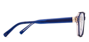 Blue Geometric Full Rim Unisex Eyeglasses by Lenskart STUDIO-218084