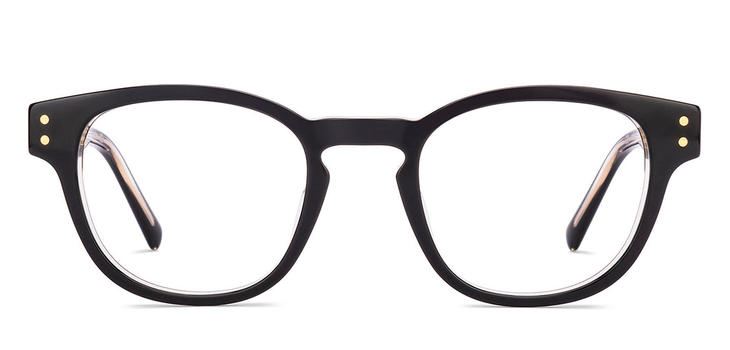 Black Wayfarer Full Rim Unisex Eyeglasses by Lenskart STUDIO-218086