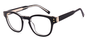 Black Wayfarer Full Rim Unisex Eyeglasses by Lenskart STUDIO-218086