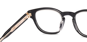 Black Wayfarer Full Rim Unisex Eyeglasses by Lenskart STUDIO-218086