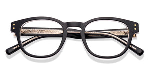 Black Wayfarer Full Rim Unisex Eyeglasses by Lenskart STUDIO-218086