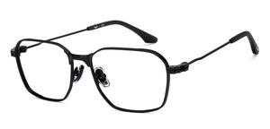 Black Geometric Full Rim Unisex Eyeglasses by Lenskart STUDIO-219822