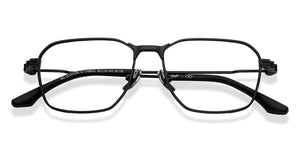 Black Geometric Full Rim Unisex Eyeglasses by Lenskart STUDIO-219822