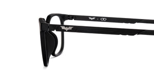 Black Rectangle Full Rim Unisex Eyeglasses by Lenskart STUDIO-219828