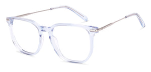 Blue Square Full Rim Unisex Eyeglasses by Vincent Chase-225123