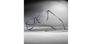 Blue Square Full Rim Unisex Eyeglasses by Vincent Chase-225123