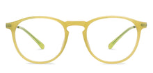Load image into Gallery viewer, Golden Yellow Round Full Rim Unisex Eyeglasses by Lenskart Air-206033