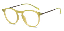 Load image into Gallery viewer, Golden Yellow Round Full Rim Unisex Eyeglasses by Lenskart Air-206033