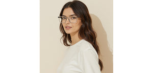 Grey Rectangle Full Rim Unisex Eyeglasses by Lenskart Air-228998