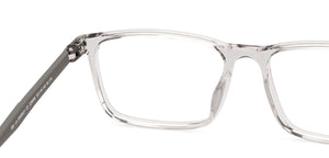 Grey Rectangle Full Rim Unisex Eyeglasses by Lenskart Air-228998