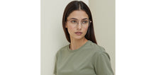 Load image into Gallery viewer, Pink Round Full Rim Women Eyeglasses by Vincent Chase-235223