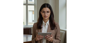 Pink Round Full Rim Women Eyeglasses by Vincent Chase-235223