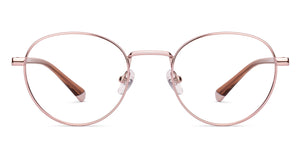 Pink Round Full Rim Women Eyeglasses by Vincent Chase-235223