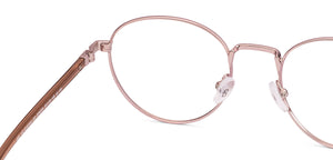 Pink Round Full Rim Women Eyeglasses by Vincent Chase-235223