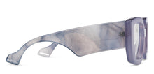 Load image into Gallery viewer, Purple Geometric Full Rim Unisex Sunglasses by OJOS-209276