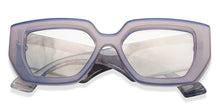 Load image into Gallery viewer, Purple Geometric Full Rim Unisex Sunglasses by OJOS-209276