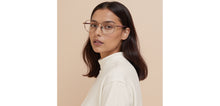 Load image into Gallery viewer, Rose Gold Round Full Rim Women Eyeglasses by Vincent Chase-235222