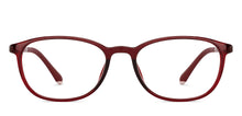Load image into Gallery viewer, Maroon Oval Full Rim Unisex Eyeglasses by Lenskart Air-201199