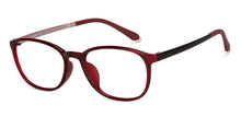 Load image into Gallery viewer, Maroon Oval Full Rim Unisex Eyeglasses by Lenskart Air-201199