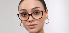 Load image into Gallery viewer, Maroon Cat Eye Full Rim Women Eyeglasses by John Jacobs-225383