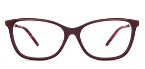 Maroon Cat Eye Full Rim Women Eyeglasses by John Jacobs-225383
