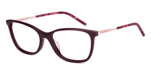 Maroon Cat Eye Full Rim Women Eyeglasses by John Jacobs-225383