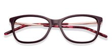 Load image into Gallery viewer, Maroon Cat Eye Full Rim Women Eyeglasses by John Jacobs-225383