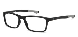 Black Rectangle Full Rim Kids Eyeglasses by Hooper-217508
