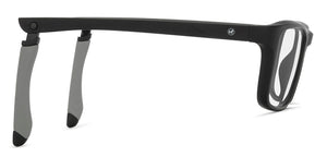 Black Rectangle Full Rim Kids Eyeglasses by Hooper-217508
