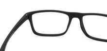 Load image into Gallery viewer, Black Rectangle Full Rim Kids Eyeglasses by Hooper-217508