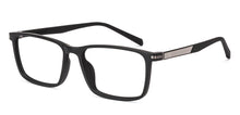 Load image into Gallery viewer, Black Rectangle Full Rim Unisex Eyeglasses by Lenskart Air-228997