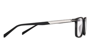 Black Rectangle Full Rim Unisex Eyeglasses by Lenskart Air-228997