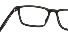 Load image into Gallery viewer, Black Rectangle Full Rim Unisex Eyeglasses by Lenskart Air-228997
