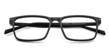 Load image into Gallery viewer, Black Rectangle Full Rim Unisex Eyeglasses by Lenskart Air-228997