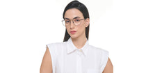 Load image into Gallery viewer, Matte Black Square Full Rim Unisex Eyeglasses by John Jacobs-223255