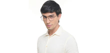 Load image into Gallery viewer, Matte Black Square Full Rim Unisex Eyeglasses by John Jacobs-223255