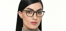 Load image into Gallery viewer, Matte Black Square Full Rim Unisex Eyeglasses by Lenskart Air-225311