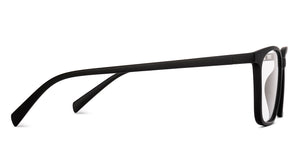 Matte Black Square Full Rim Unisex Eyeglasses by Lenskart Air-225311