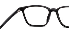 Load image into Gallery viewer, Matte Black Square Full Rim Unisex Eyeglasses by Lenskart Air-225311