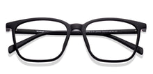 Load image into Gallery viewer, Matte Black Square Full Rim Unisex Eyeglasses by Lenskart Air-225311