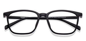 Matte Black Square Full Rim Unisex Eyeglasses by Lenskart Air-225311