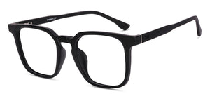 Black Square Full Rim Unisex Eyeglasses by Lenskart Air-222564