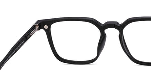 Black Square Full Rim Unisex Eyeglasses by Lenskart Air-222564